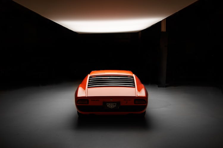 Orange Lamborghini Miura