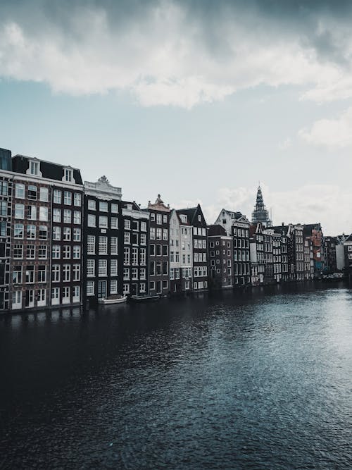 bezplatná Základová fotografie zdarma na téma Amsterdam, apartmány, budovy Základová fotografie