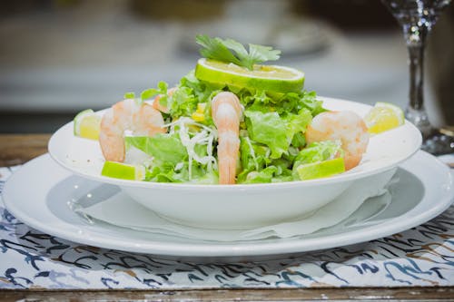Free A Salad on a Plate Stock Photo