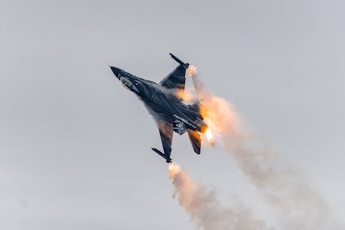 Gratis lagerfoto af brænde, f16, flamme