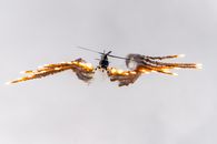 Fire Blowing from Helicopter