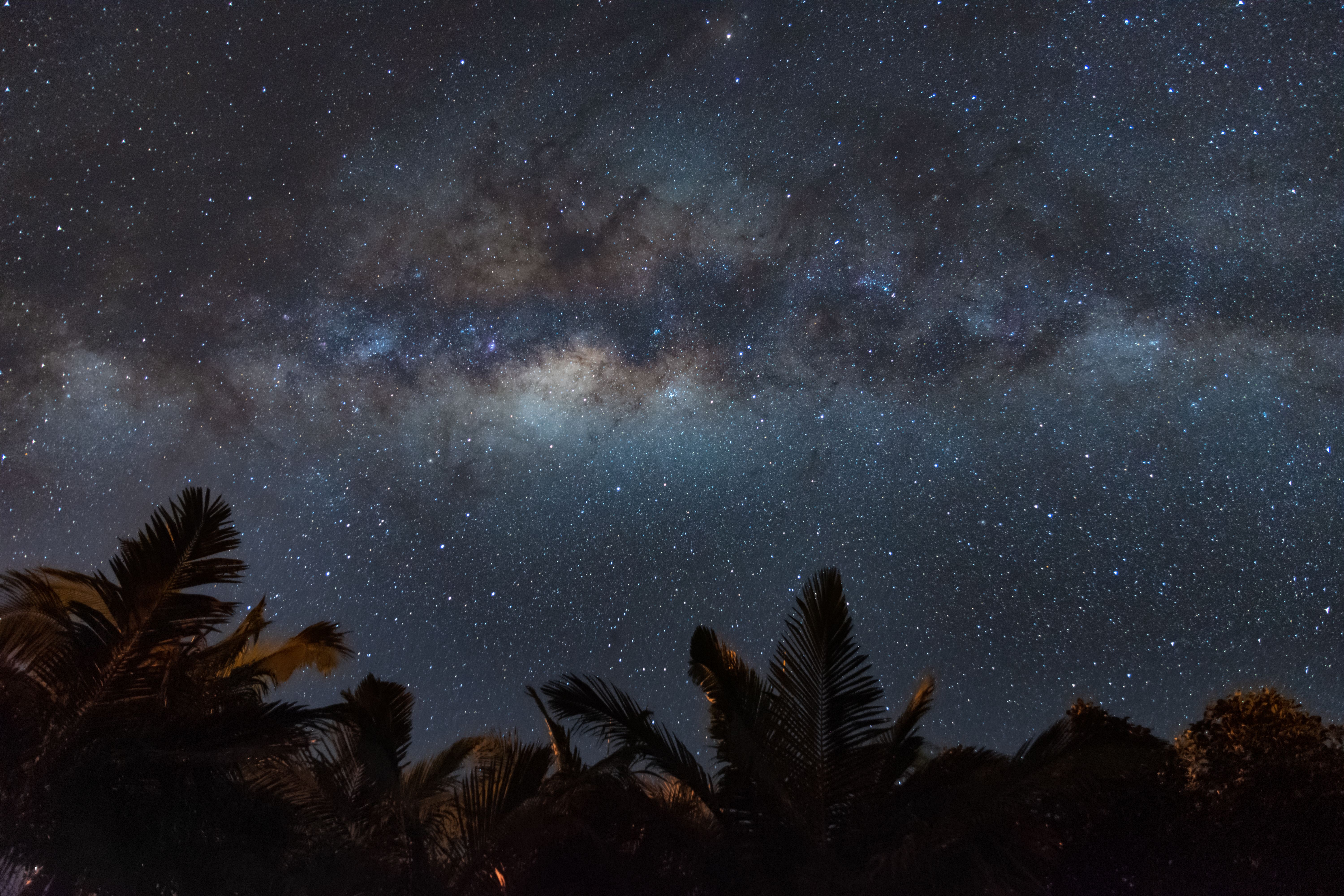 Milky Way and a Starry Night Sky · Free Stock Photo