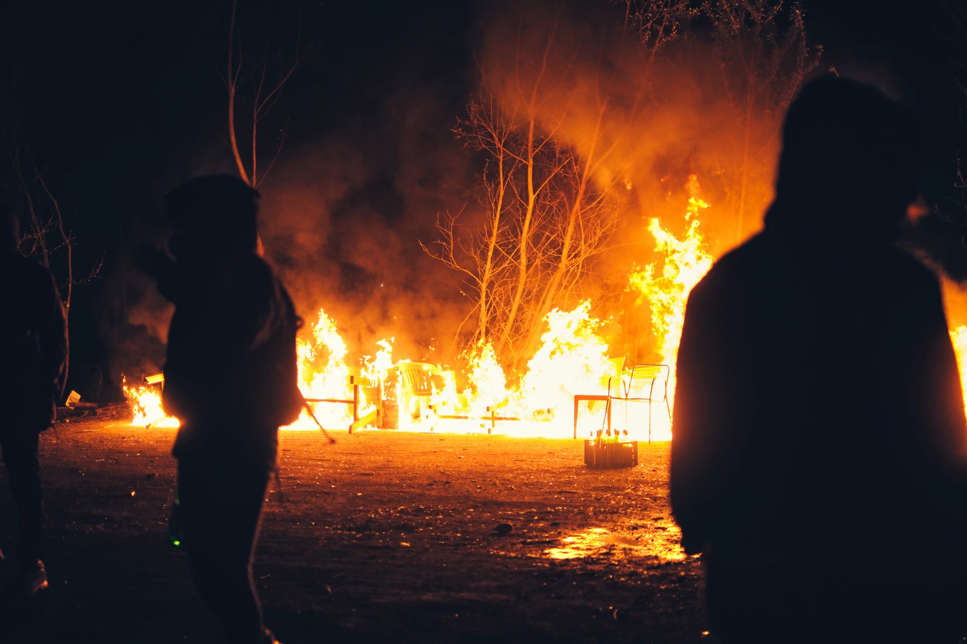 Strikes Spark Wildfires