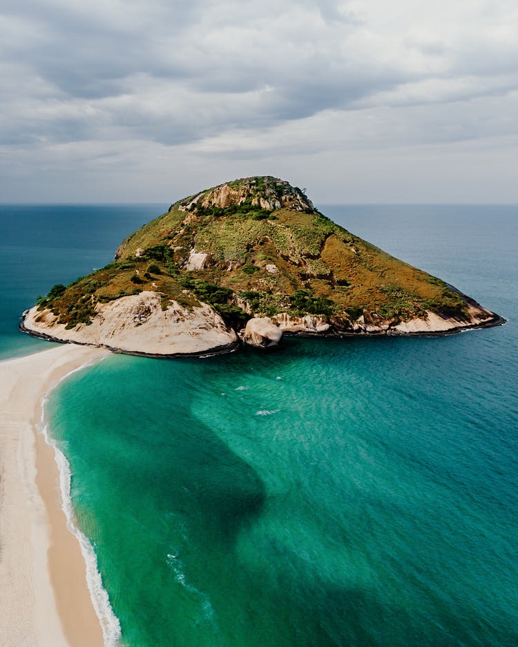 Island With A Sand Bar