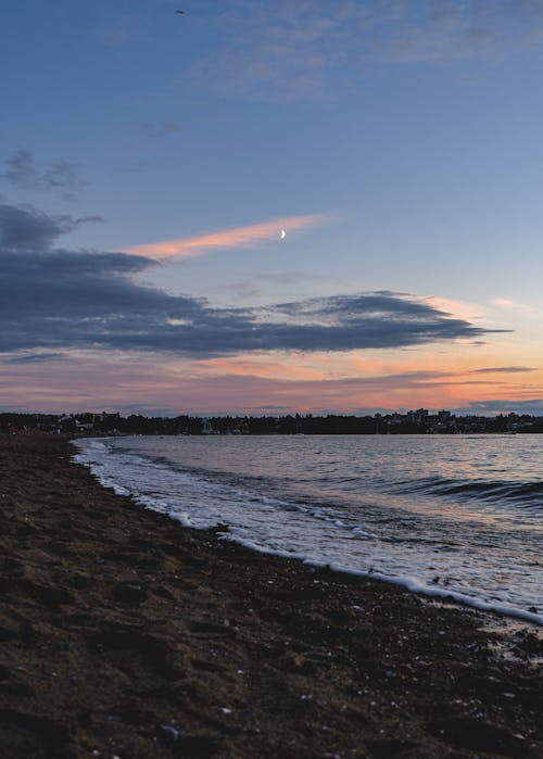 Foto d'estoc gratuïta de cel, Costa, mar