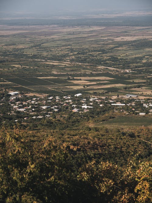 Aerial View if an Agricultural Land