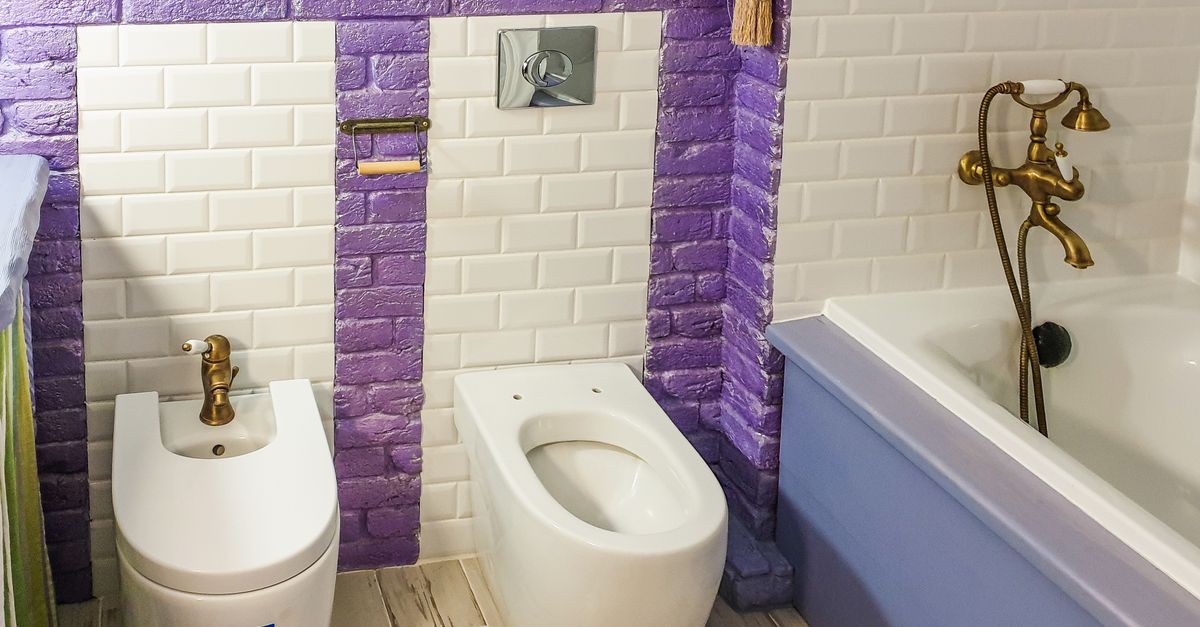 Ventouse spéciale WC à côté d'une cuvette de toilettes moderne et propre
