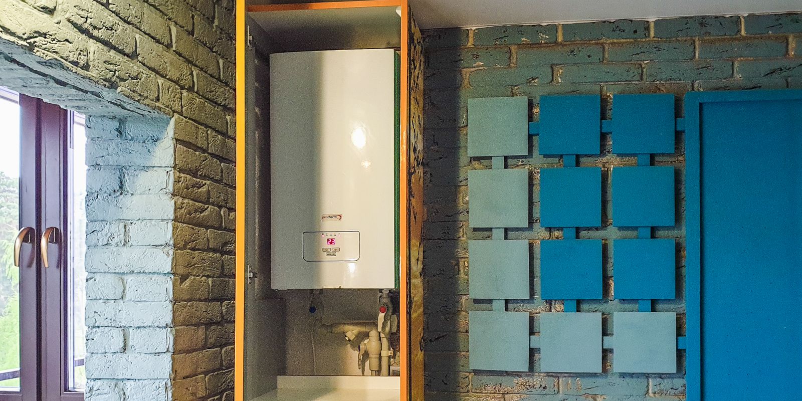Chaudière murale à gaz installée par un chauffagiste à Lyon