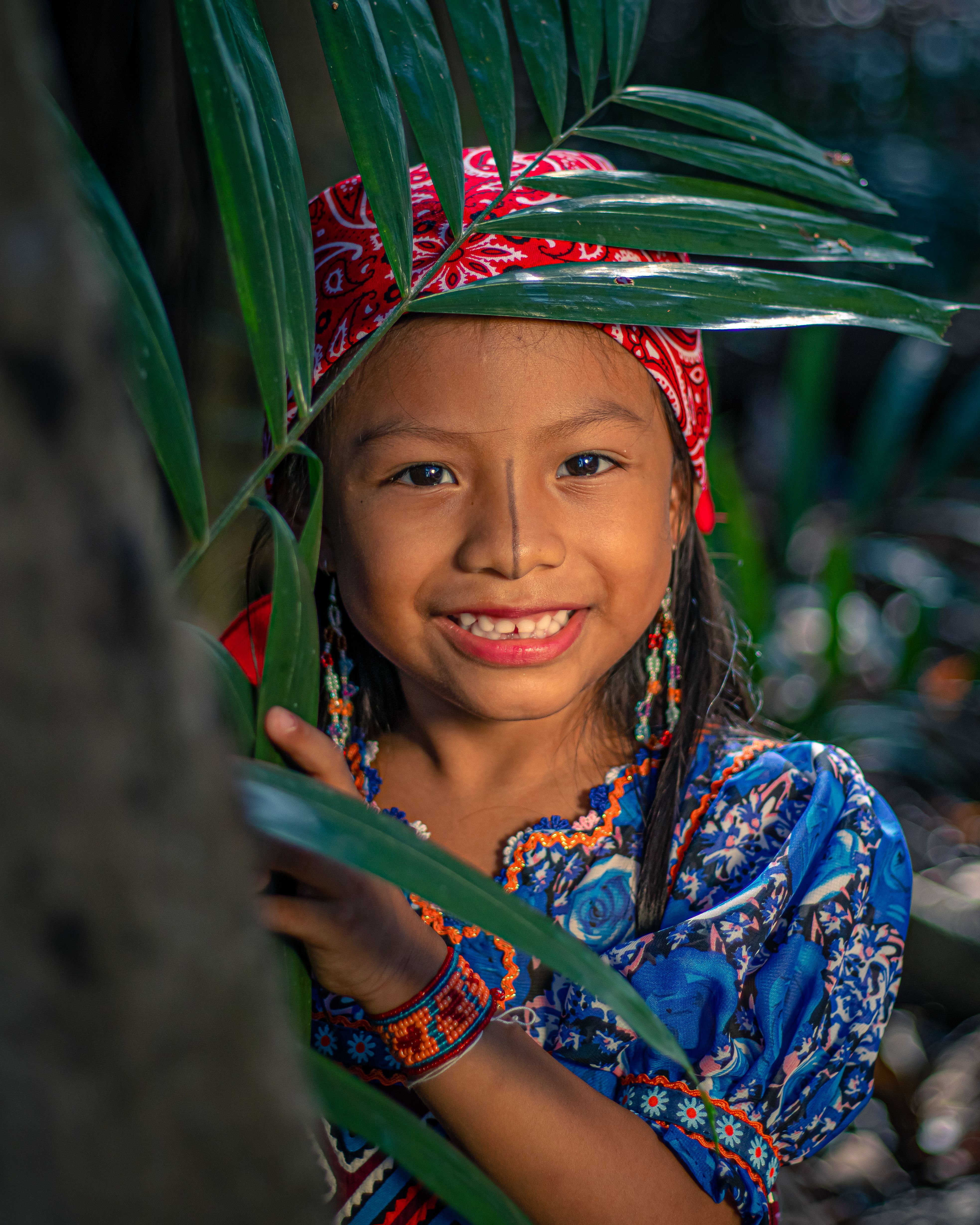 Girl Wearing Red Bandana · Free Stock Photo