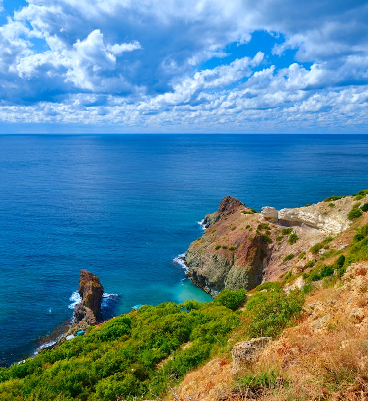 A Scenic View Of The Diana Groth At Sevastopol