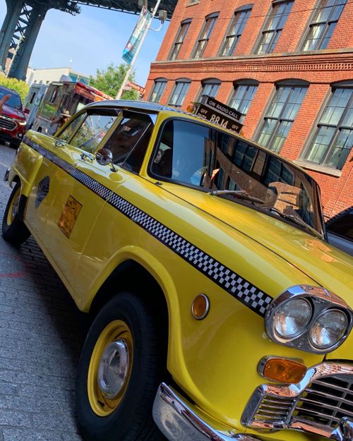 Free stock photo of yellow cab Stock Photo