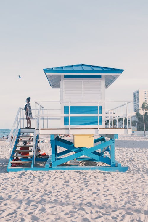 Life Guard Tower in a Beach