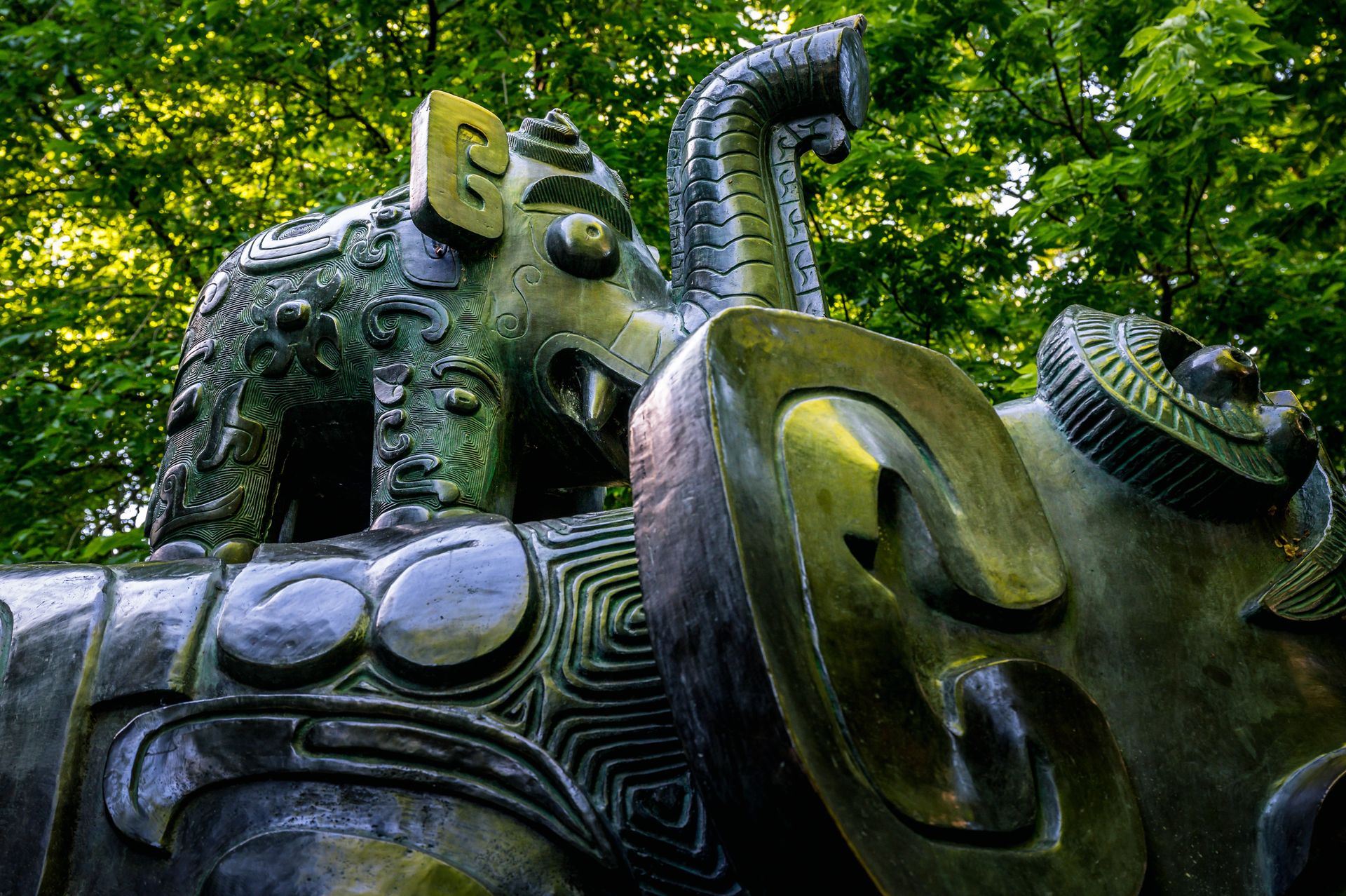 Dark Brown Animal Statue