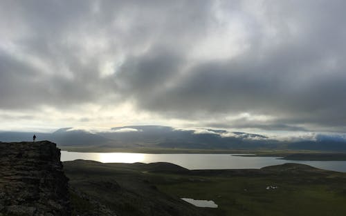 bulut, İzlanda, manzara içeren Ücretsiz stok fotoğraf