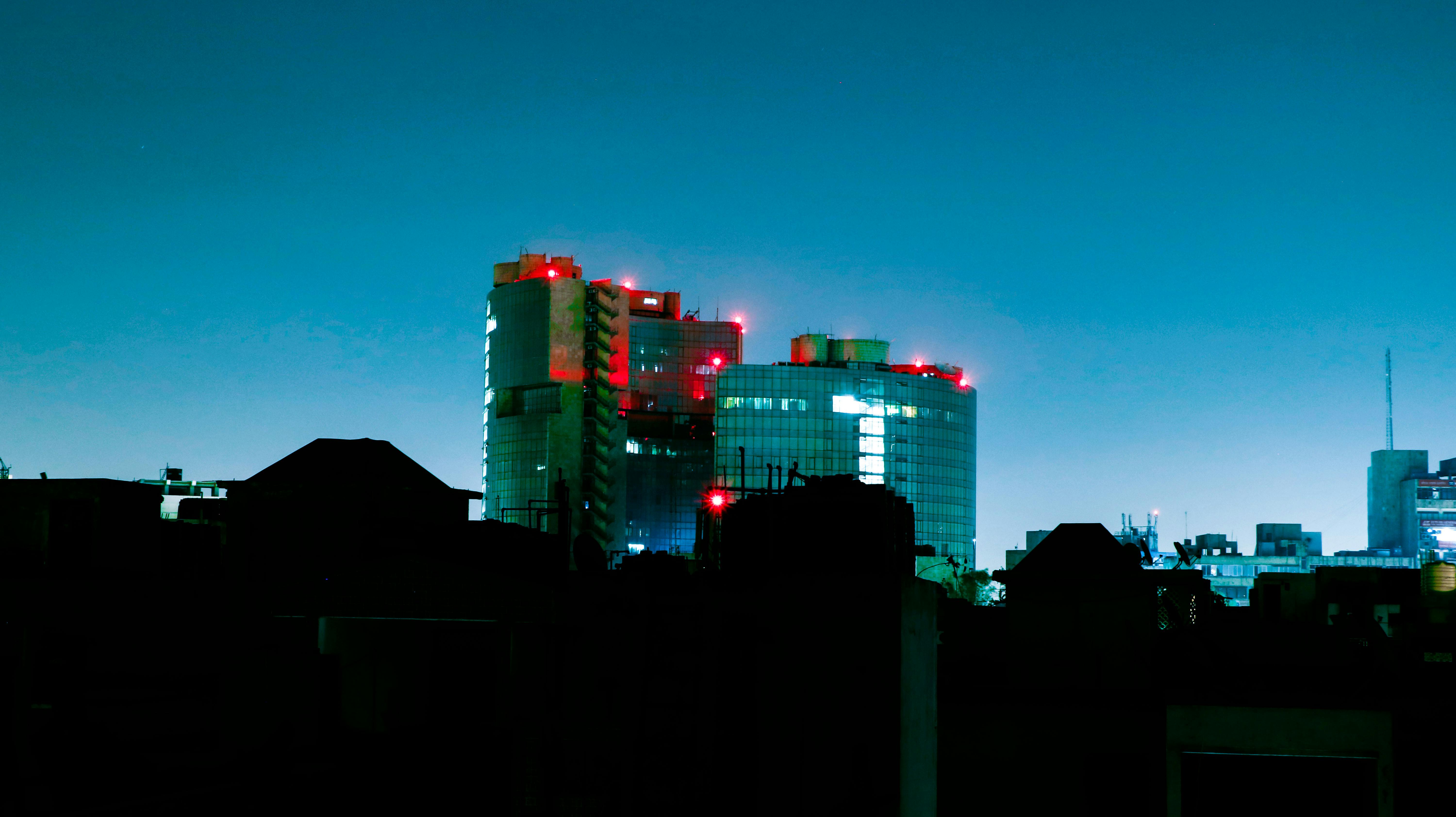 Free stock photo of city lights, night life, night photography