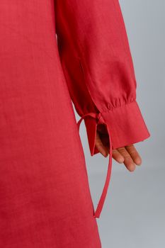 Person in Red Long Sleeve Shirt
