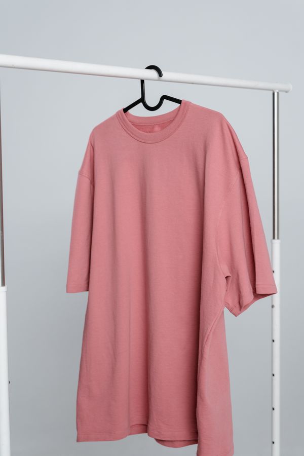 Striped cotton and linen T-shirt