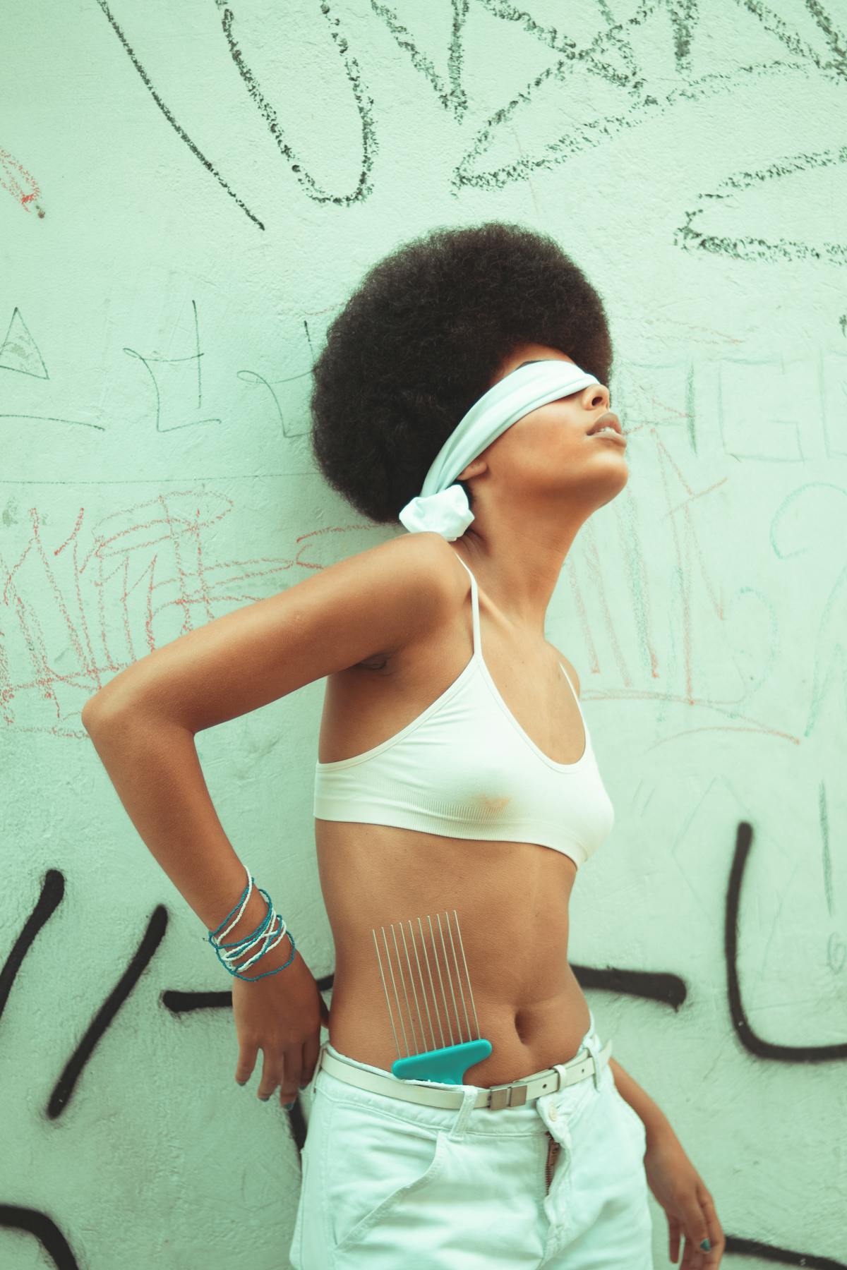 Wearable fitness tracker on a person's wrist tracking health data