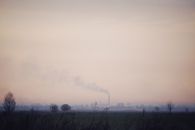 Exhaust Pipes on a Polluted Air