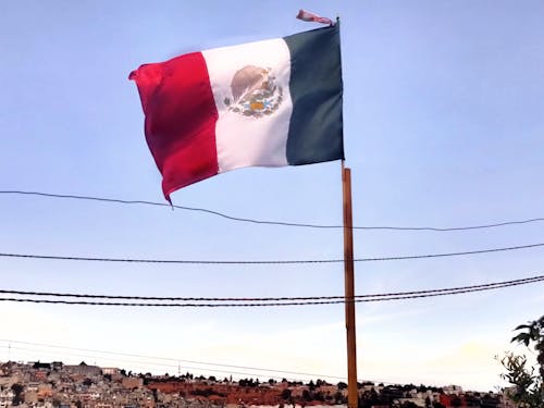Free stock photo of flag, independence day, mexico Stock Photo