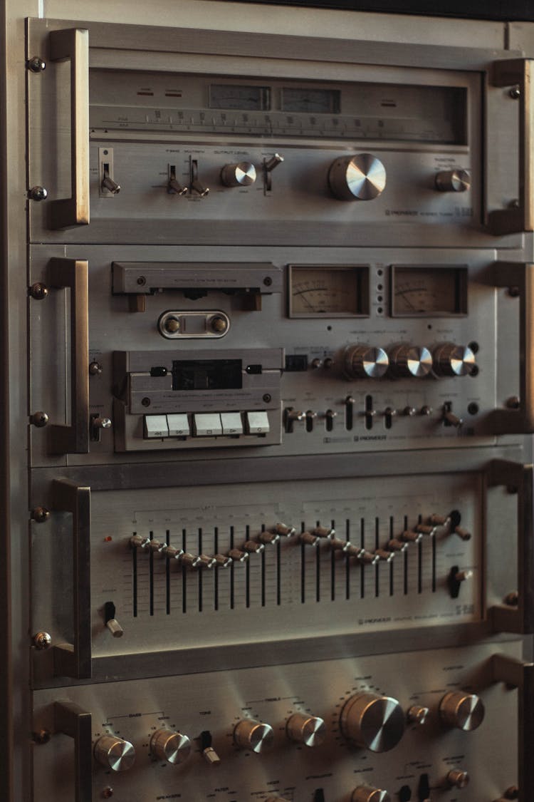 A Silver Cassette Deck 