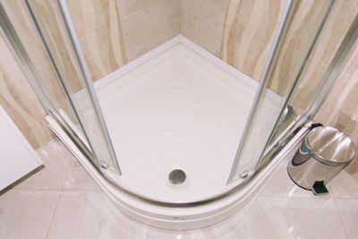 Waterproofed bathroom installation