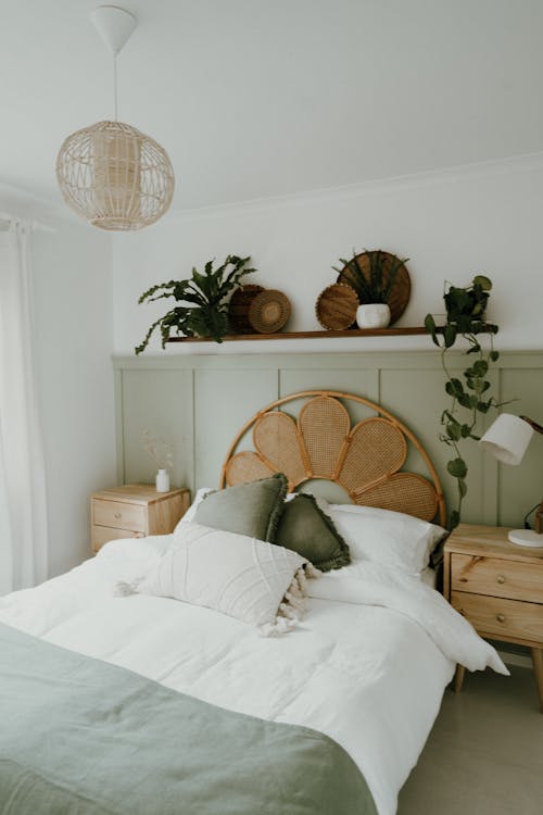 White Bed Linen With Pillows and Pillows