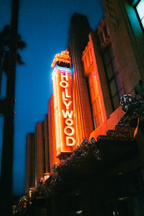 Gratis stockfoto met gebouw, Hollywood, verticaal schot