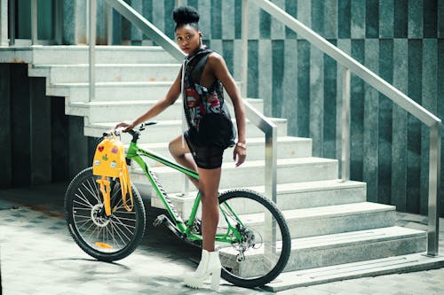 Imagine de stoc gratuită din african, așezat, bicicletă