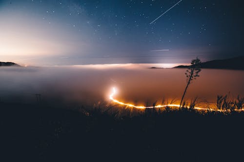 Бесплатное стоковое фото с величественный, вечер, гора