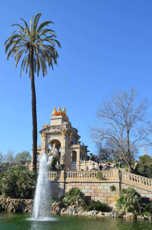 Free stock photo of barcelona, fuente, parque