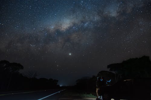 Kostenlos Kostenloses Stock Foto zu astrofotografie, galaxie, milchstraße Stock-Foto
