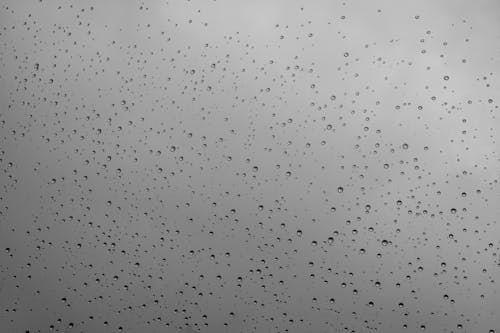 Free Water Droplets on Glass Stock Photo