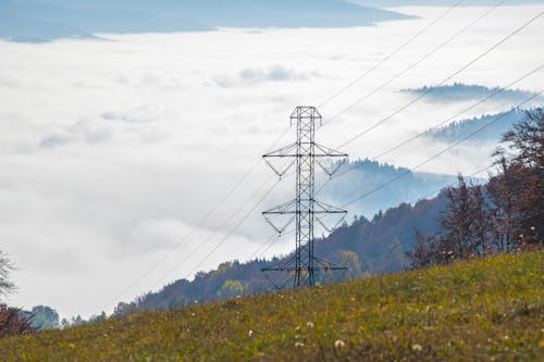 Gratis lagerfoto af bjerge, distribution, elektricitet