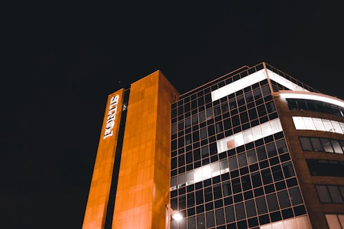 Illuminated Building During Night Time