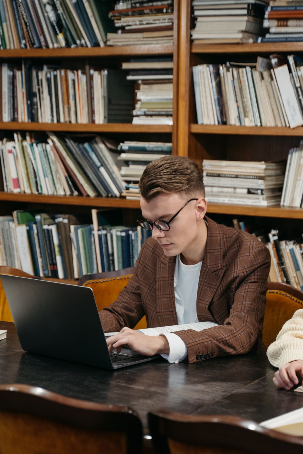 A Man at the Library · Free Stock Photo