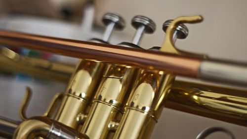 Free stock photo of brass instrument, classical music, close up view Stock Photo