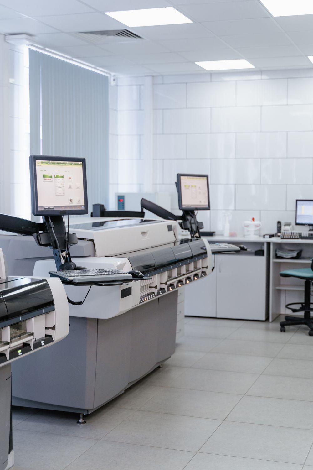 Large-format printers in the Marigold print lab
