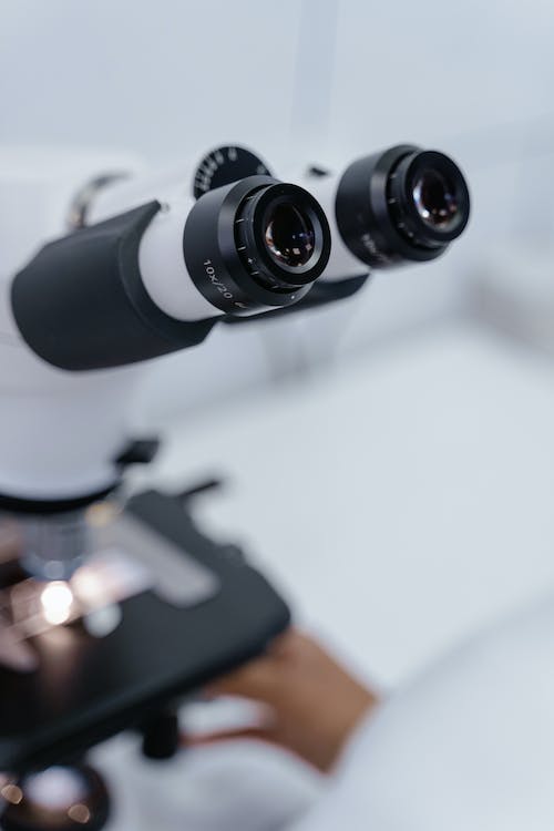 Close-up Photo of a Microscope 
