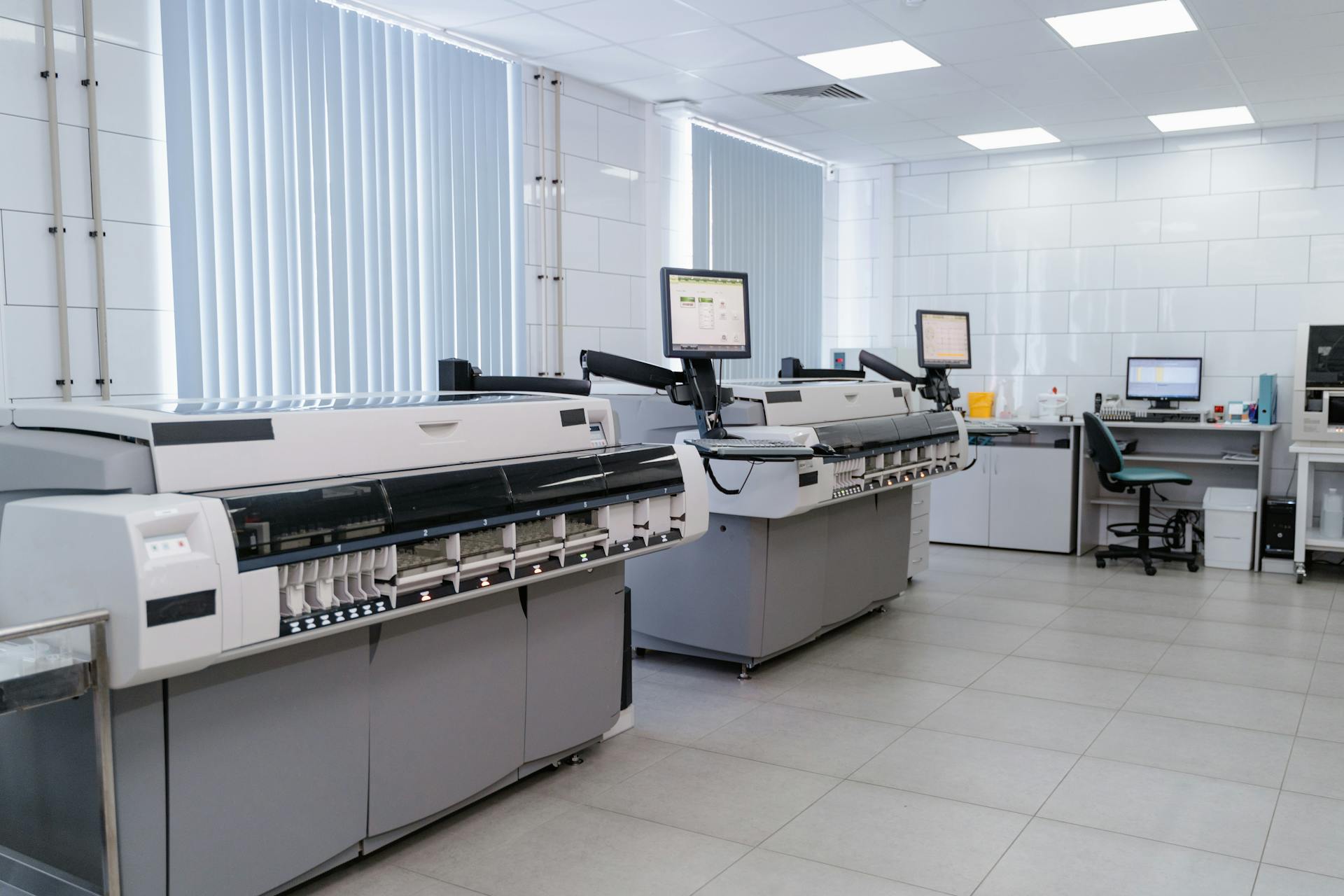 Equipment inside a Laboratory