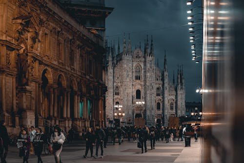 Free Duomo di Milano during Nighttime  Stock Photo