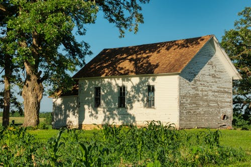Abondoned Wooden Farm House 
