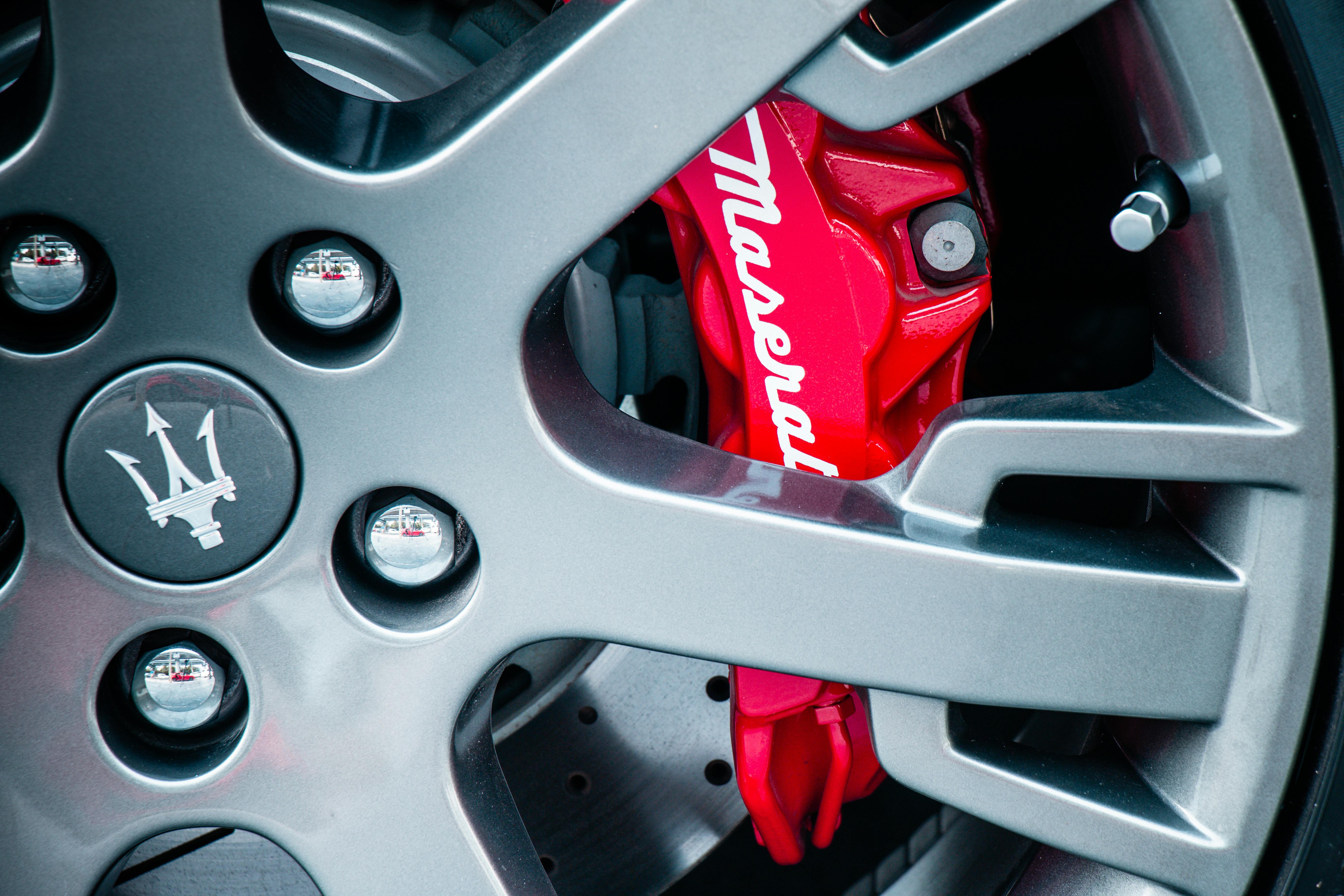 Close-Up Photo of Ferrari Rim · Free Stock Photo