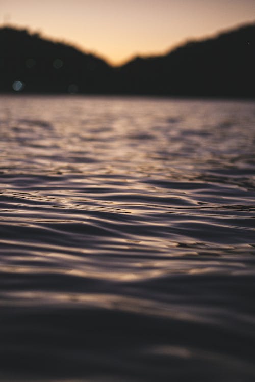 Free Close Up Shot of Water in the Lake Stock Photo