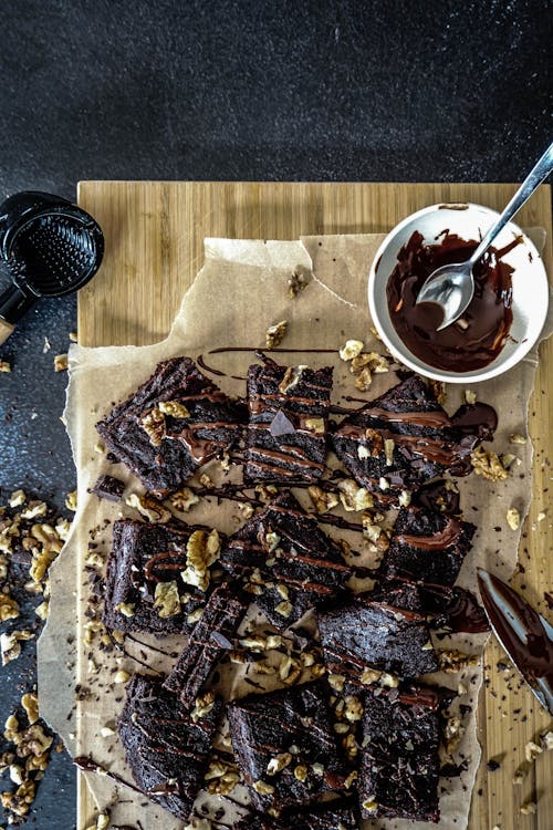 Gratis lagerfoto af appetitligt, bagværk, brownies