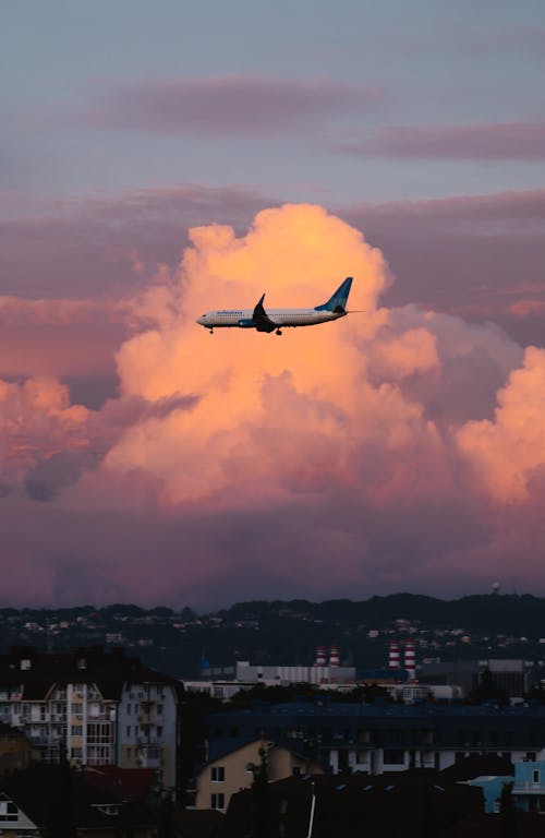 Imagine de stoc gratuită din amurg, avion, avion de pasageri