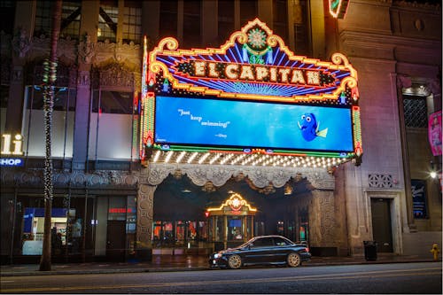 Free El Capitan Theatre in Los Angeles Stock Photo