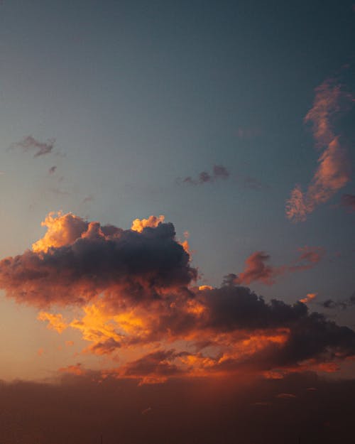 cloudscape, オレンジ, カラフルの無料の写真素材