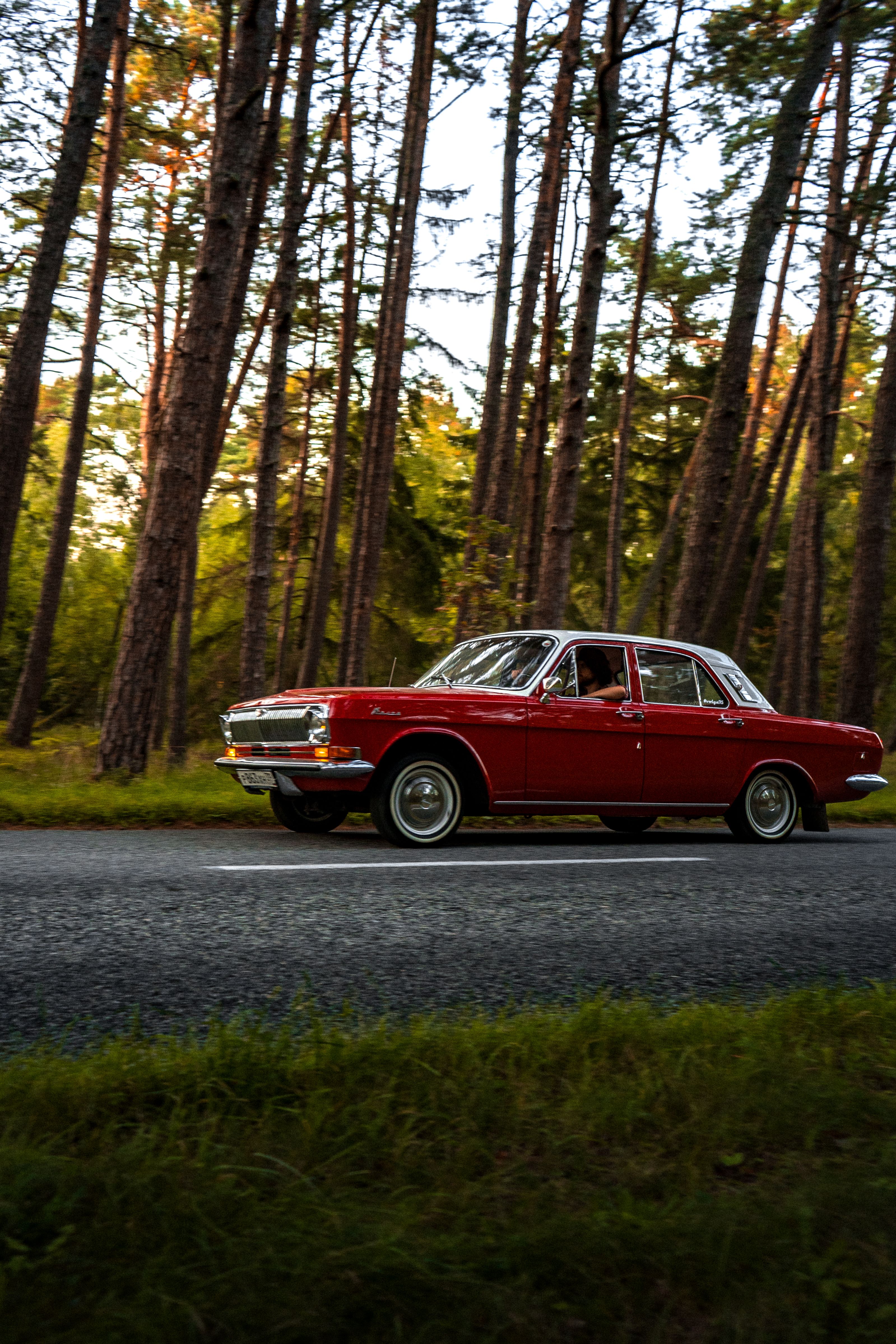 Classic Car on Road · Free Stock Photo