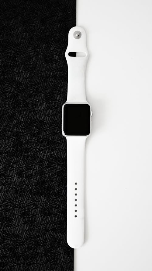 Fotobanka s bezplatnými fotkami na tému Apple Watch, biela na bielom, biele pozadie